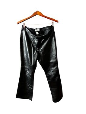 Hugo Buscati Black Leather Trousers